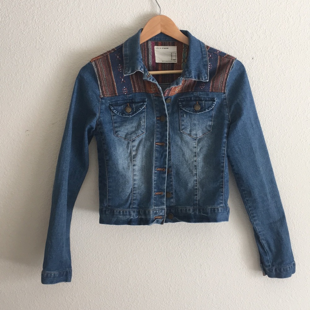 Denim Aztec jacket - Picture 2 of 4